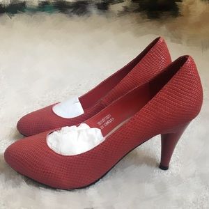 Brand new red high heels